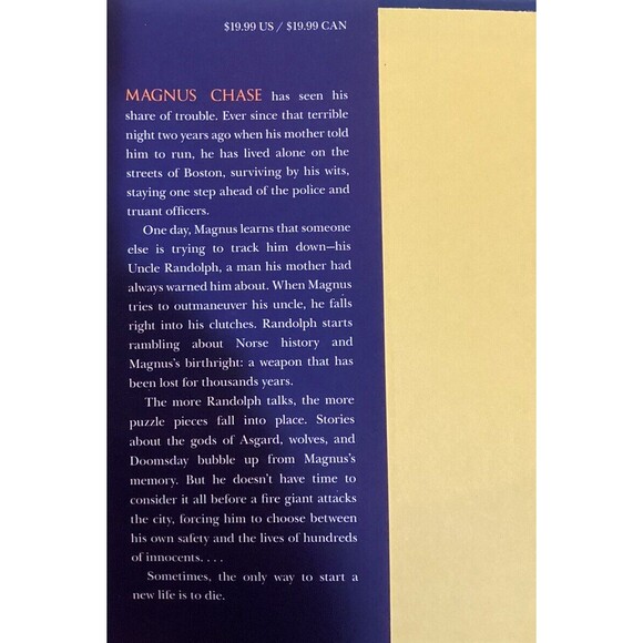 Magnus Chase & The Gods Of Asgard Books 1 & 2 Hardbacks By Rick Riordan VG - Picture 5 of 15